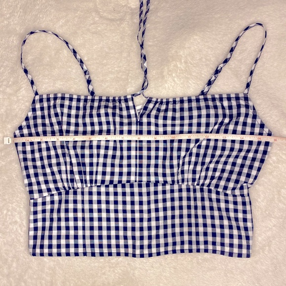 Abercrombie & Fitch Tie Front Poplin Cami Top - Picture 10 of 10